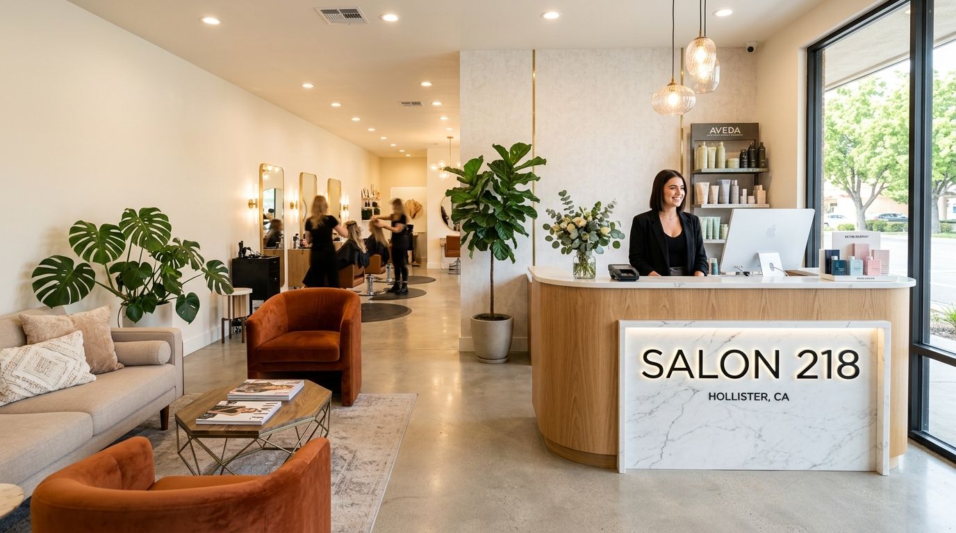 Illustration of Salon218, hair salon in Hollister, CA, photo 3 of 6
