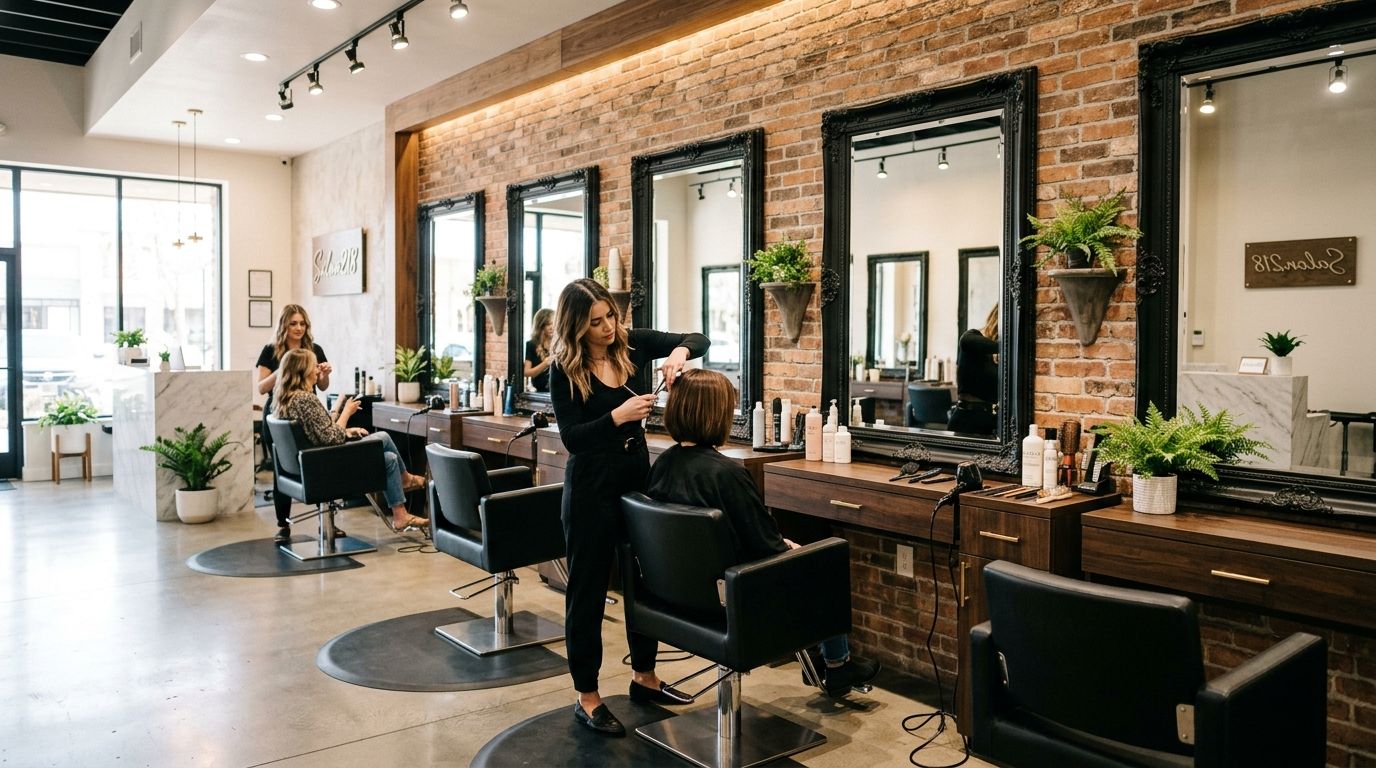 Illustration of Salon218, hair salon in Hollister, CA, photo 4 of 6